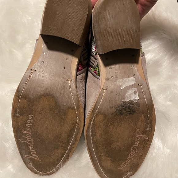 Boho Leather Booties with Embroidery Detail - Sam Edelman - Picture 6 of 6